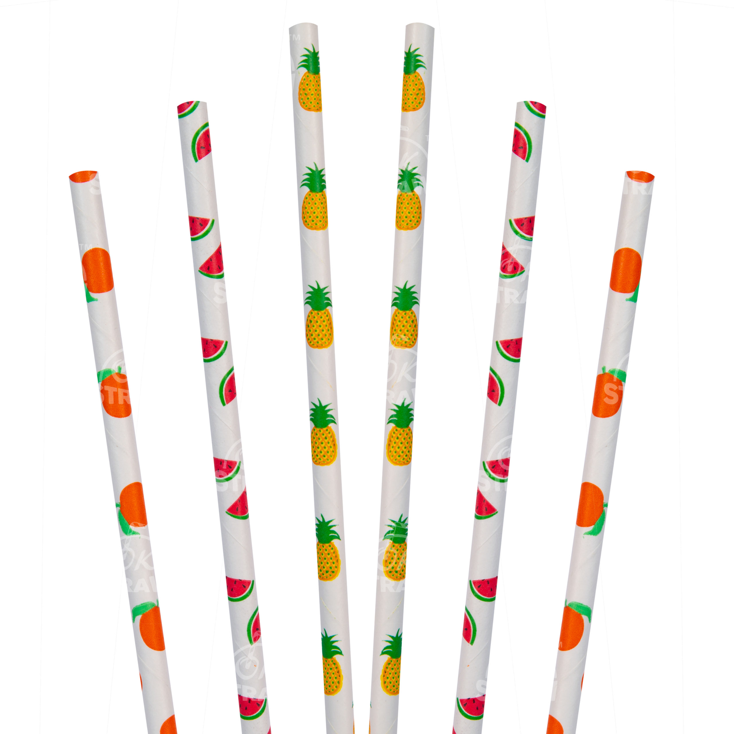 Fruit Straws - Party Supply, 150pcs
