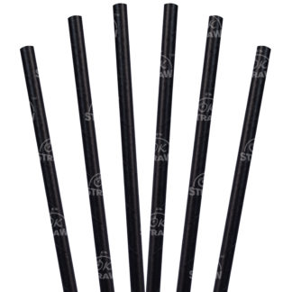 7.75″ Giant Straw, Black – $0.04/pcs