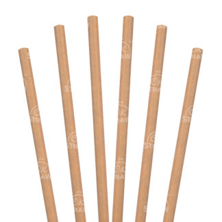 7.75″ Giant Straw, Natural Kraft Brown – $0.04/pcs
