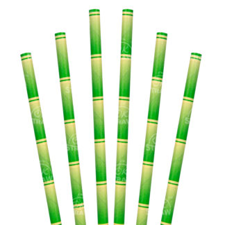 7.75" Bamboo Straw, Jumbo Size - $0.02/pcs