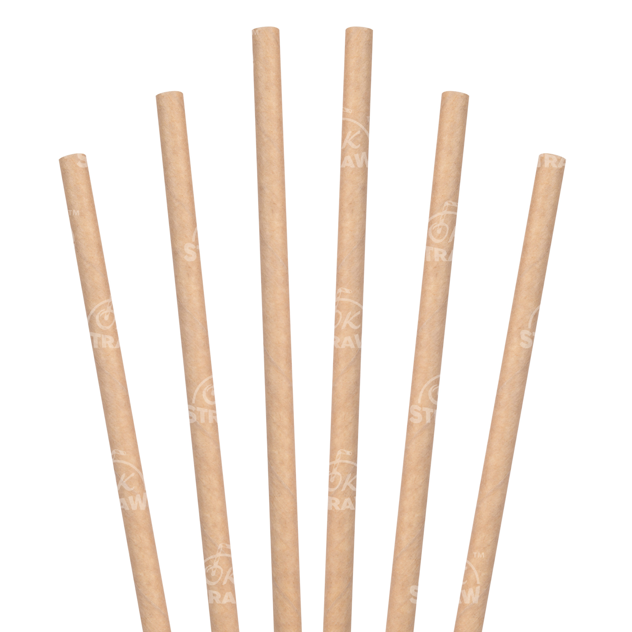 7.75" Jumbo Straw, Natural Kraft - $0.01/pcs