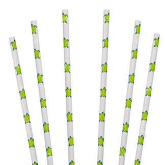 7.75" Sea Turtle Straw - $0.02/pcs